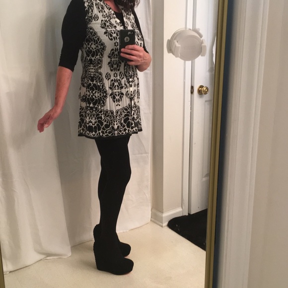 Alfani | Dresses | Alfani Black And White Mini Dress By Alfani | Poshmark